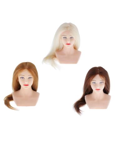 27 Female Head Model Display Stand for Curly Hair - Beige | International Shipping Available - Buy Online on GoSupps.com