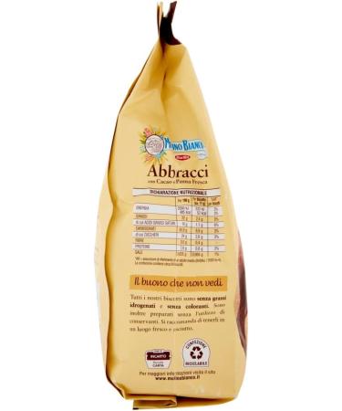  Italian Gourmet E.R. Mulino Bianco Abbracci Pack of 6 cocoa and fresh cream shortbread biscuits palm oil free 700g + Italian gourmet polpa 400g - Buy Online on GoSupps.com