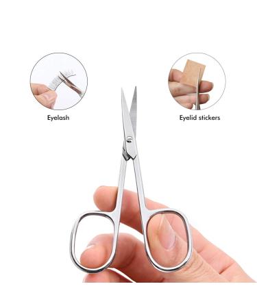 Jarvistar Professional Nail Scissors - Sharp Curved Stainless Steel Manicure & Pedicure Shears with Case | 95mm Bent Skin & Nail Clippers - Buy Online on GoSupps.com