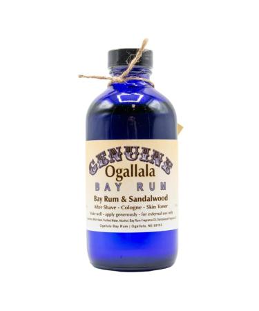 Ogallala Bay Rum | Refreshing Dual Purpose Cologne & Aftershave | Hand Crafted | Old Fashioned Bay Rum Scent With Sandalwood | 4 oz Bottle Bay Rum Scent with Sandalwood 4 Fl Oz (Pack of 1)