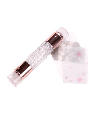 Worparsen Manicure Art Stamper Nail Supplies Double Head Transparent Manicure Art Stamper Nails Decoration Easy to Use Clear