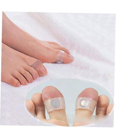 TOSSPER Slimming Silicone Foot Massage Magnetic Toe Ring - 1 Pair for Fat Loss & Health Benefits - Buy Online on GoSupps.com