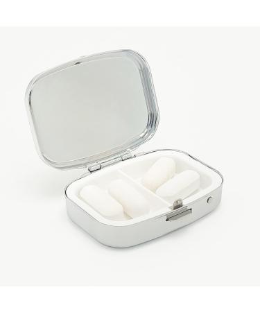 Portable Butterfly Pill Box - 3 & 2 Compartment Medicine Organizer | Travel-Friendly Vitamin Holder - 2pcs Jewelry Storage with Mirror - Buy Online on GoSupps.com