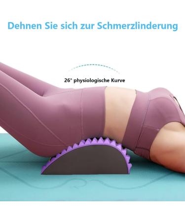 Neck Extensor & Back Trainer - Relieve Neck & Back Pain | Home & Office Device in Purple - Buy Online on GoSupps.com