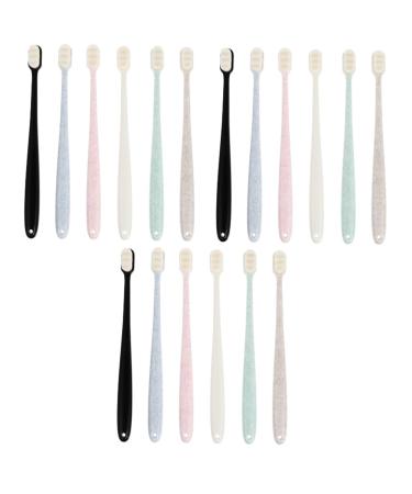 Ultechnovo 18 STK toothbrush sensitive gums hard dental floss bristle tooth cleaning tools manual cleaning brush charcoal travel pp