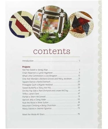 Moda All Stars-On a Roll Book by That Patchwork Place | Best Quilting Patterns - Buy Online on GoSupps.com