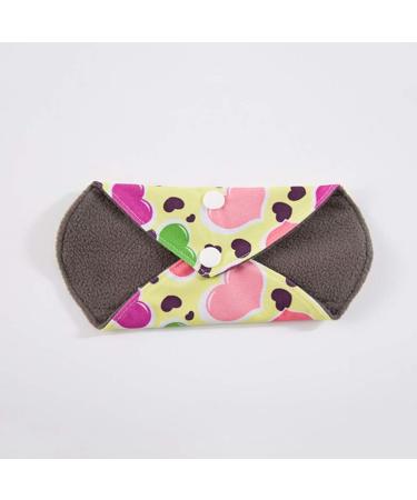 HEALLILY 5pcs Reusable Charcoal Menstrual Pads | Absorbent & Washable Sanitary Pads for Women - Eco-Friendly & Comfortable - Buy Online on GoSupps.com