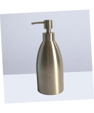 Zerodeko 3pcs 304 Liquid Containers Pump Liquid Soap Bottles Shampoo Bottle Stainless Steel Soap Dispenser Silverx3pcs mediumx3pcs - Buy Online on GoSupps.com