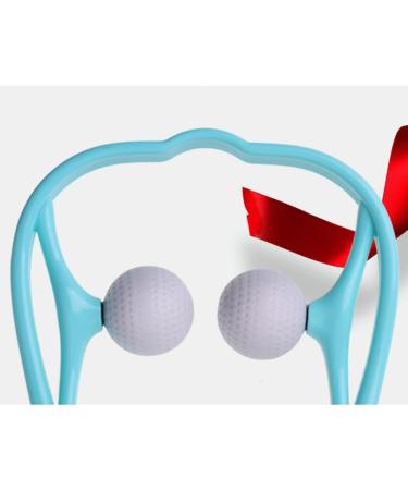 Self-Massage Device by Healifty - Trigger Point Relief for Neck Shoulders Knees & Feet | Sky Blue Manual Massager for Pain Relief - Buy Online on GoSupps.com