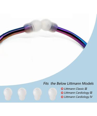 Stethoscope Ear Pieces Replacement - Fits MDF Classic III Cardiology III & IV Littmann - High-Quality Ear Tips (Grey - Buy Online on GoSupps.com