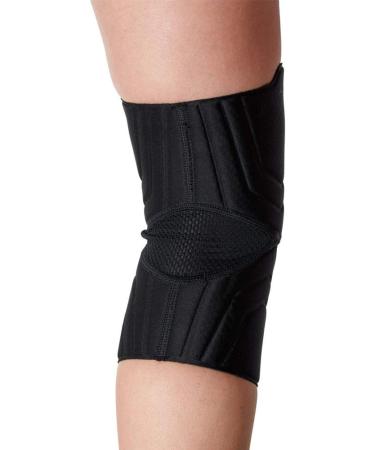 Nike Pro Open Patella Knee 3.0 Large - Black/White | Compression Support - Buy Online on GoSupps.com