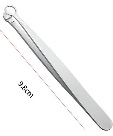 Nose Hair Trimmer & Tweezer - Painless Stainless Steel Clipper for Men & Women | Perfect for Eyebrows Sideburns & Body Grooming - Buy Online on GoSupps.com