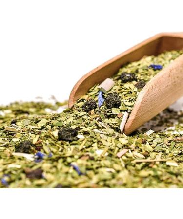 Venusti sp Z oo Verde Mate Green Melocoton 05kg Yerba mate herbs with peach Red currant blackberry peach Lemongrass cornflower petals Natural additives Brazilian yerba mate 500g - Buy Online on GoSupps.com