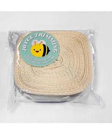 25mm (1) Herringbone Cotton Twill Tape Trim - 10 Yards, Natural Color - Buy Online on GoSupps.com
