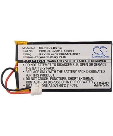 Replacement Battery for Pronto TSU9300 TSU-9300 TSU9400 TSU-9400 C29943 PB9400 1700mAh - International Shipping Available - Buy Online on GoSupps.com