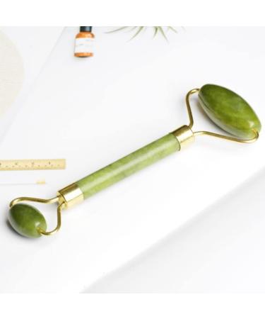 Jade Roller & Gua Sha Set - Anti-Aging Facial Massage Tool for Radiant Skin | International Shipping Available - Buy Online on GoSupps.com