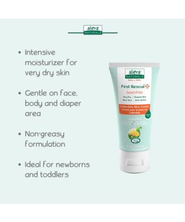 Aleva Naturals Diaper Care Duo First Rescue Calendula Multipurpose Skin Cream 50ml + Soothing Baby Diaper Cream for Newborn and Toddlers 50ml - Buy Online on GoSupps.com