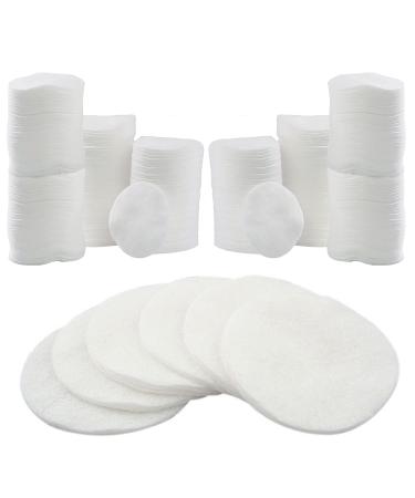 Cotton Round Oval Pads (White Round Pads 500) 500 White Round Pads