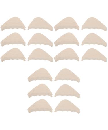 NOLITOY 18 Pairs Half Size Padded Toe Plug Half Forefoot Shoe Pads Foot Braces for Foot Pain Silicone Gel Toe Fillers for Shoes Sponges High Elastic Sponge Men and Women Heel Accessories