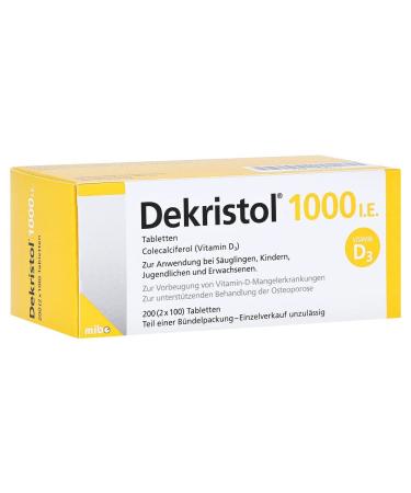 Decristol 1 000 i.E. tablets