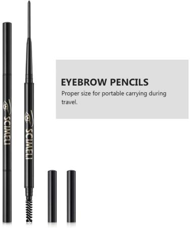 SOESFOUFU 2 1 Eyebrow Makeup Tools Thin Eyebrow Pencils Eyebrow Filler Lock Cylinder Wooden Door To Rotate 1 count (Pack of 1) Brown - Buy Online on GoSupps.com