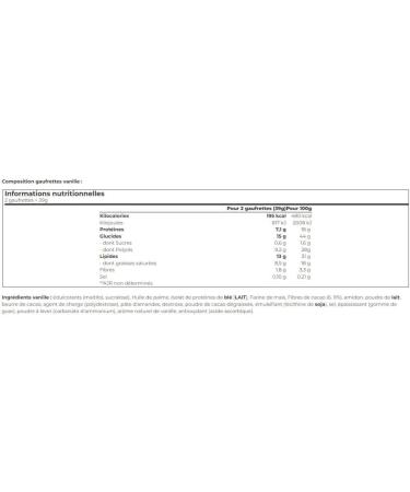  Nutramino Nutramino - Nutramino Protein Wafers (12 x 39 g) - Waffles - Vanilla - Buy Online on GoSupps.com