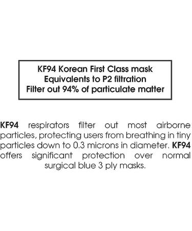 [Pack of 10] GoodDay Korean White KF94 Disposable Face Masks - Individual Packaged, Adult Size - By Milla Lifestyle - Buy Online on GoSupps.com