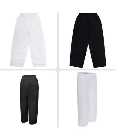 TOPTIE Adult Kids Black Karate Pants - Martial Arts Gi Pants - Buy Online on GoSupps.com