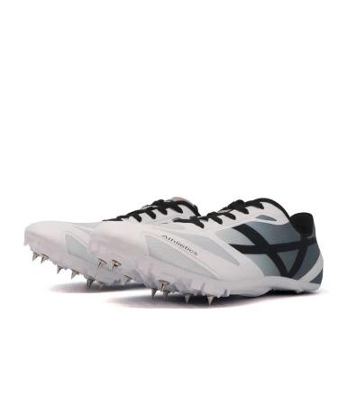 Blbk Spikes Athletics men's medium-range running shoes 8/7 nails unisex light athletics shoes youth sports shoes with spikes and sprint 41 EU white600