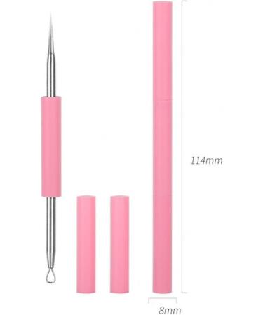 Acne Needle Double Head Comedone Acne Extractor Remover Stainless Needles Pimple Extractor Remove Tools (Color : Random Color) Random Color Blue Pink - Buy Online on GoSupps.com