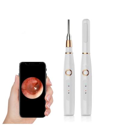 Yannies Ear Wax Removal Tool Ear Cleaner Ear Wax Removal Kit 3.9mm Smart Visual Ear Spoon Ear Endoscope high-Definition WiFi All-in-one Otoscope