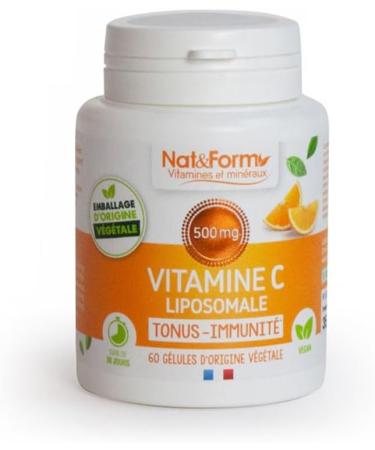 Nat&form vitamine C liposomale 500 mg 60 g lules - Buy Online on GoSupps.com