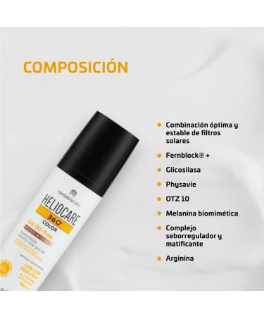 Heliocare 360 Gel Oil Free Bronze Intense Spf50 50ml - Buy Online on GoSupps.com