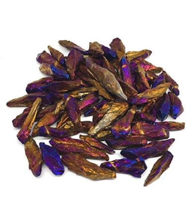 Natural Crystal Rough Natural Electroplate Colorful Aura Quartz Crystal Rough Stone for Crystal - Buy Online on GoSupps.com