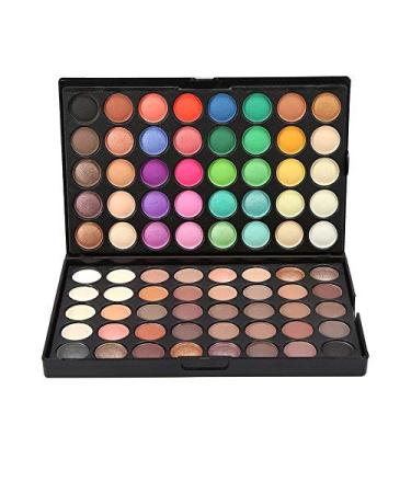 FILFEEL 80 Colors Eyeshadow Palette  Candy & Earth Colors Professional Pearl Matte Eye Shadow Cosmetic Makeup Set