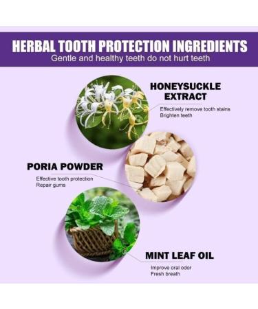 Purple Teeth Whitening Powder Tooth Stain Removal Oral Powder for Teeth Whitening Teeth Whitening Booster 3pcs - Buy Online on GoSupps.com