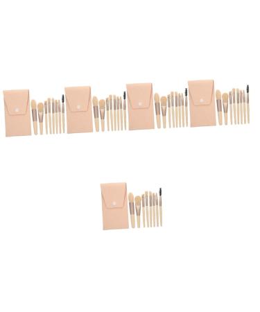 minkissy 5 Sets Travel Makeup Beauty Supply Women Makeup Supplies Ladies Suits Professional Makeup Brush Makeup Tool Supple Makeup Brush Miss Aluminum Tube Cosmetic Applicator