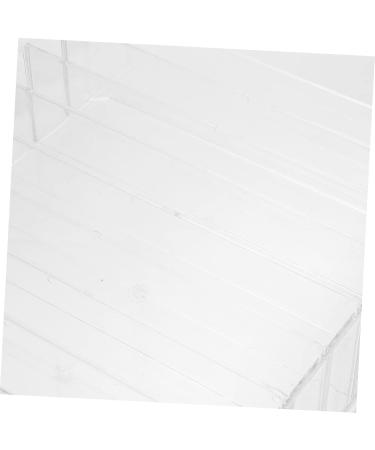 ABOOFAN Cosmetic Storage Box Drawer Divided Palettes Holder Pallet Divided Makeup Holder Household Bracket Transparent 24x23x6.5cm - Buy Online on GoSupps.com