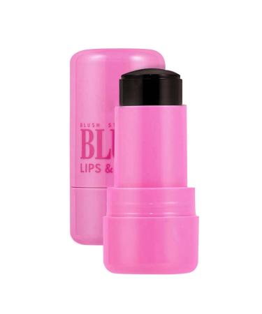 Milk Jelly Blush Milk Makeup Jelly Tint Milk Cooling Water Jelly Tint Milk Blush Stick Jelly Lip Tint Lip And Cheek Stain Sheer Natural Long-Lasting Multi Use Makeup Blush Stick (Purple(1) 1.1 2.3 inch) Purple(1) 1 count (Pack of 1)