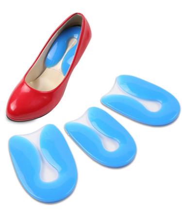 Silicon Gel U-Shaped Heel Cup for Plantar Fasciitis Relief - Elandy Heel Pad - Buy Online on GoSupps.com