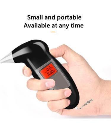 Professional-Grade Breathalyzer with LCD Display & 5 Mouthpieces Portable Alcohol Tester for Drivers & Home Use | 1.0 Fl Oz - Buy Online on GoSupps.com