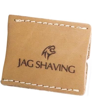 JAG Ivory Shaving Kit - Premium Shaving Set for Men & Women | Double Edge Safety Razor Synthetic Brush & Leather Case - Buy Online on GoSupps.com
