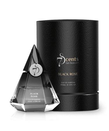 7Sce'nts Black Rose Unisex Perfume Long-Lasting Luxury Fragrance for Men & Women Eau de Parfum for Valentine's Day & Special Occasions 100ml (3.38 Fl Oz)