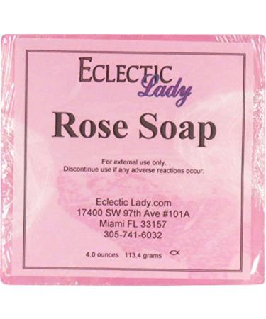 Wild Rose Glycerin Soap | Eclectic Lady | 4 oz Natural Handmade Soap - Shop Internationally - Buy Online on GoSupps.com
