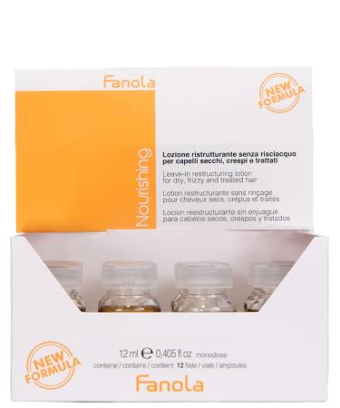 Shop Fanola Nutri Care Leave-In Restructuring Lotion - 12 Vials | International Shipping Available - Buy Online on GoSupps.com
