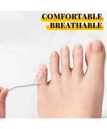 Silicone Toe Protectors for Corns, Blisters & Pain Relief - 10PCS - Buy Online on GoSupps.com