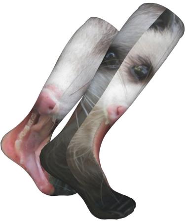 Opossum Possum Compression Socks for Women & Men | 15-20 mmHg Circulation Support for Running & Cycling - Buy Online on GoSupps.com
