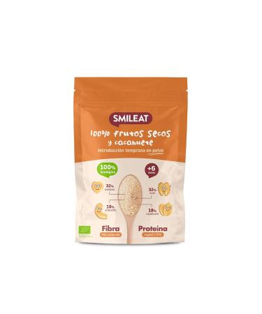 Smileat Smileat - Snack of dried fruits and ground peanuts - cashews hazelnuts and organic nuts - no added sugar gluten free - 200g