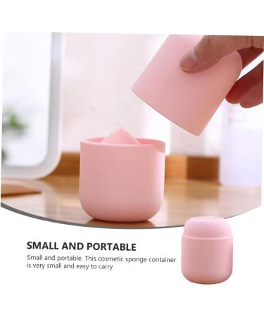 HAPINARY Powder Puff Storage Box Pink Make up Silica Gel - Buy Online on GoSupps.com