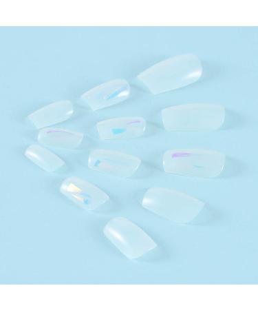 Brishow Artificial False Nails - Long Acrylic Full Cover Stick-On Nails - 24 Piece Set for Women & Girls - Perfect for International Shipping - Buy Online on GoSupps.com